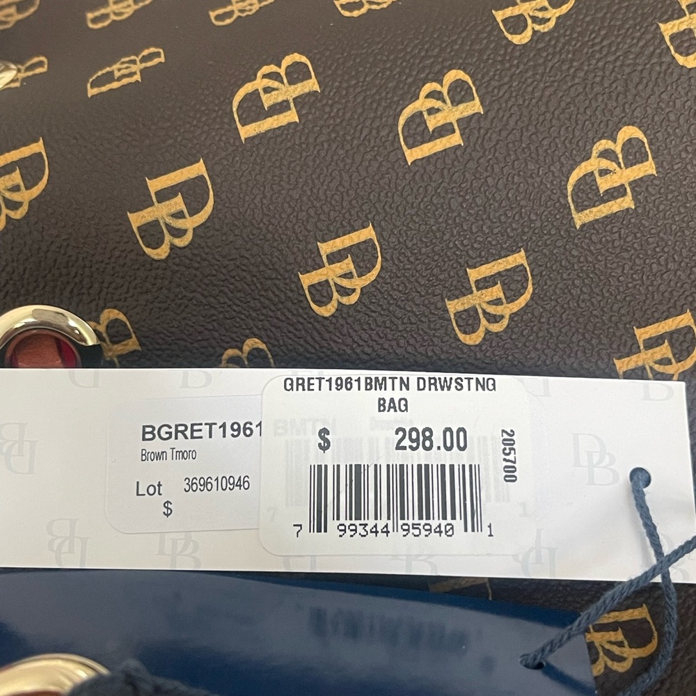 Dooney & Bourke Bucket Bag, Gretta Drawstring Color: Brown - Picture 10 of 11
